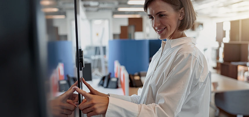 Maintenance of Building Security System in August, California